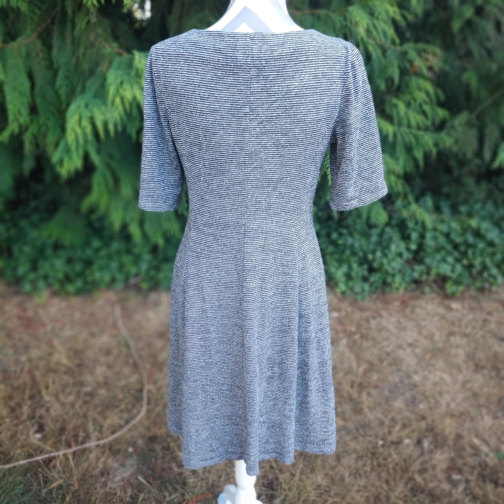 Connected Apparel Gray Dress - Picture 3 of 5